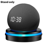 Echo Dot 5/4 デスクトップスタンド、ケーブル管理とインジケーターリング付き、ブラック